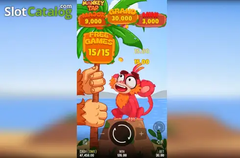 Скрин2. Monkey Tap слот