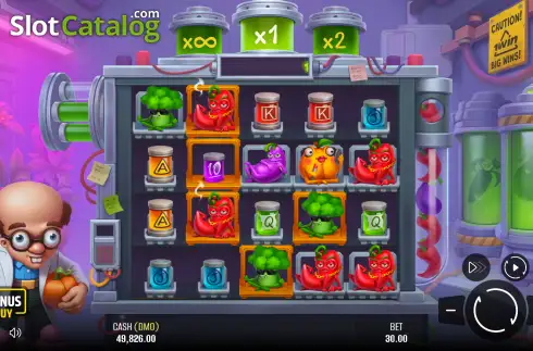 Скрин2. Veggielab слот