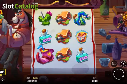 Скрин2. Saloon Lucky Horse слот