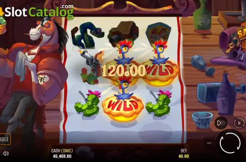 Скрин3. Saloon Lucky Horse слот