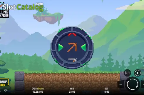 Скрин2. Falling Pickaxe слот