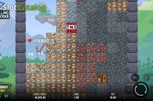Скрин3. Falling Pickaxe слот
