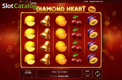 Скрин2. Diamond Heart 100 слот