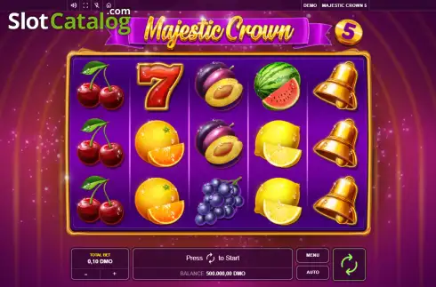 Скрин2. Majestic Crown 5 слот