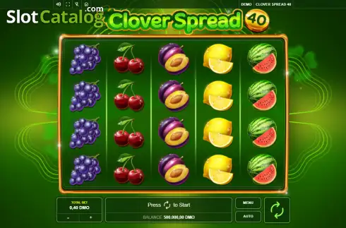 Скрин2. Clover Spread 40 слот