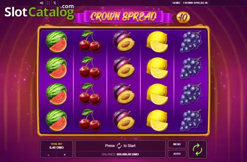 Скрин2. Crown Spread 40 слот