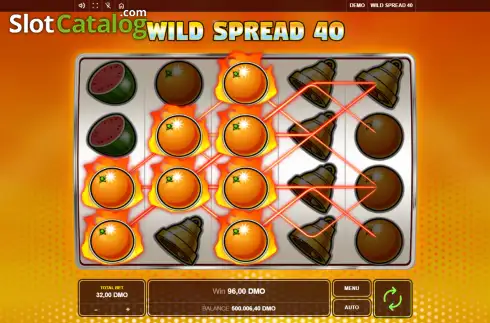 Скрин3. Wild Spread 40 слот