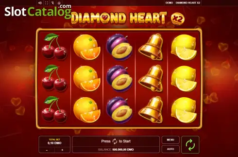 Скрин2. Diamond Heart x2 слот