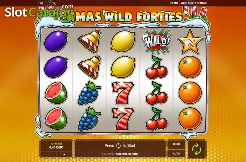 Скрин2. Wild Forties Xmas слот