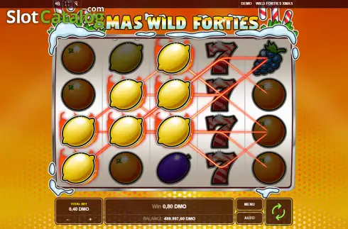 Скрин3. Wild Forties Xmas слот
