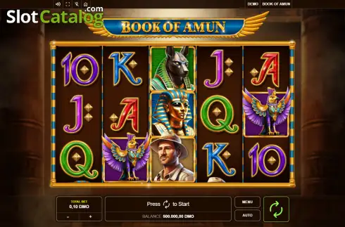 Скрин2. Book of Amun (Playnet) слот