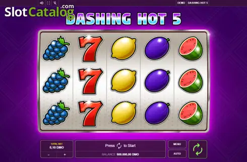 Скрин2. Dashing Hot 5 слот