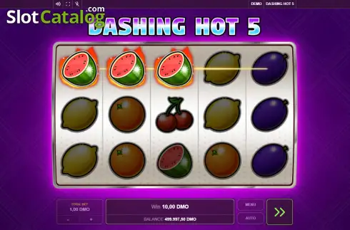 Скрин3. Dashing Hot 5 слот