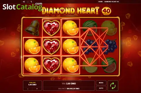 Скрин3. Diamond Heart 40 слот