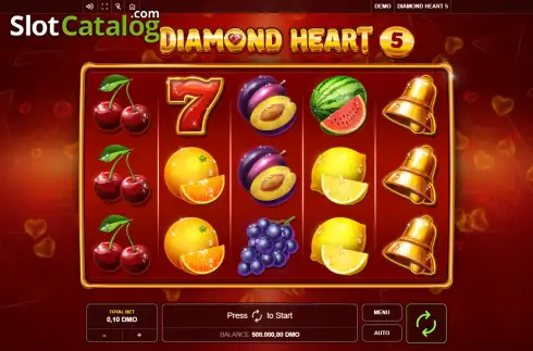 Скрин2. Diamond Heart 5 слот