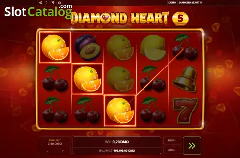Скрин3. Diamond Heart 5 слот