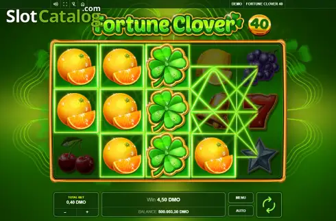 Скрин3. Fortune Clover 40 слот