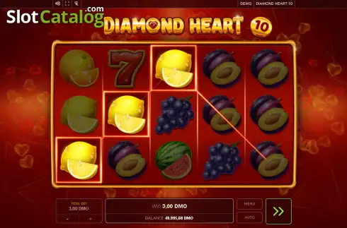 Скрин3. Diamond Heart 10 слот