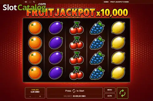 Скрин2. Fruit JackPot x10000 слот
