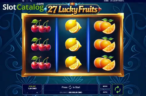 Скрин2. 27 Lucky Fruits слот