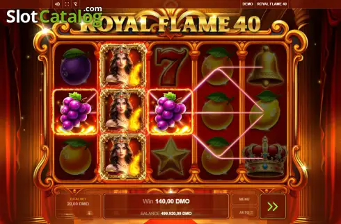Скрин3. Royal Flame 40 слот