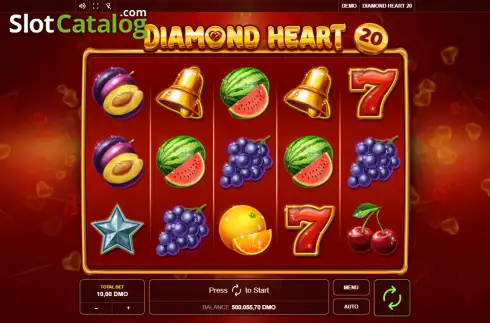 Скрин2. Diamond Heart 20 слот