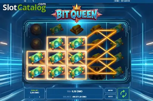 Скрин3. Bit Queen слот