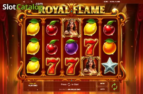 Скрин2. Royal Flame слот