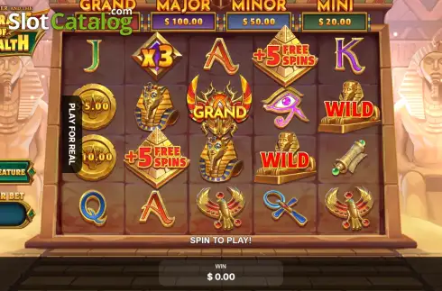 Скрин2. Scarabs of Wealth слот