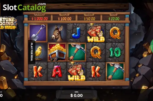 Скрин2. Fortune Digging: Gold Rush слот