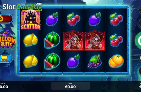 Скрин2. Hallow Fruits слот