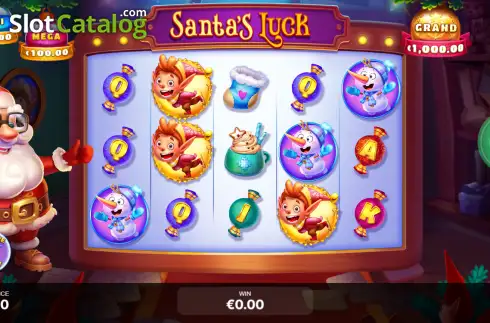 Скрин2. Santa's Luck слот