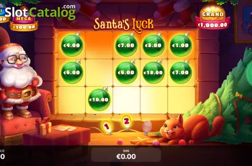 Скрин3. Santa's Luck слот