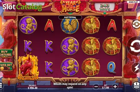 Скрин2. Year of the Horse слот