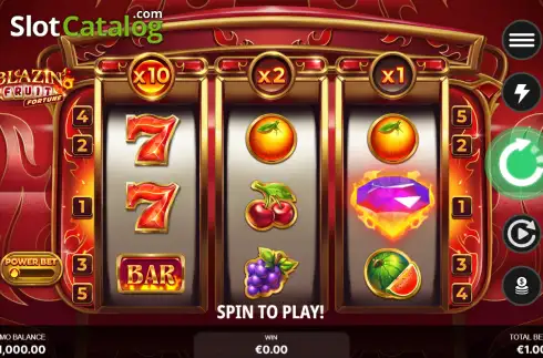 Скрин2. Blazin' Fruit Fortune слот