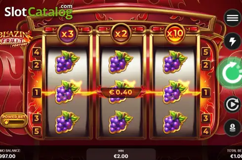 Скрин3. Blazin' Fruit Fortune слот