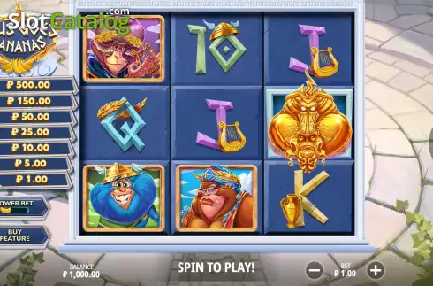 Скрин2. Zeus Goes Bananas слот