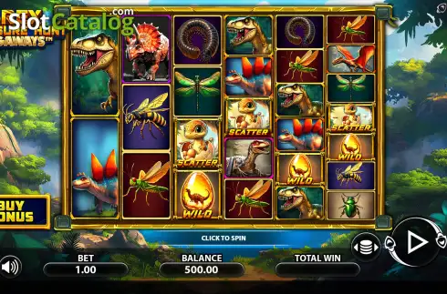 Скрин2. T-Rex Treasure Hunt слот