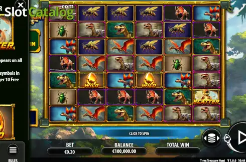 Скрин5. T-Rex Treasure Hunt слот