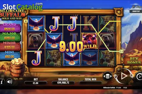 Скрин4. Billionaire Buffalo Hold and Win слот