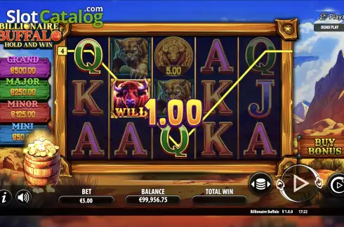 Скрин5. Billionaire Buffalo Hold and Win слот