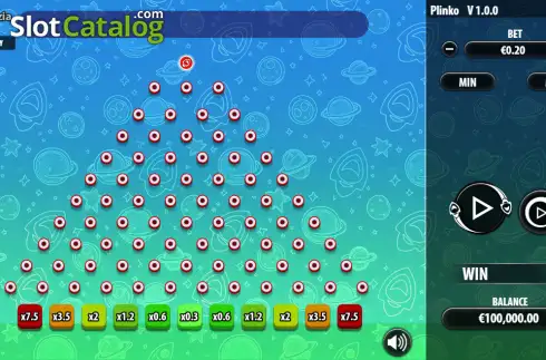 Скрин2. Playzia Plinko слот