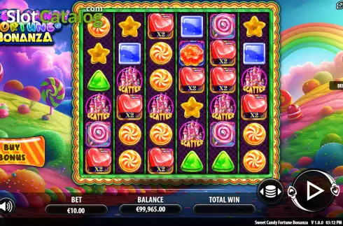 Скрин2. Sweet Candy Fortune Bonanza слот