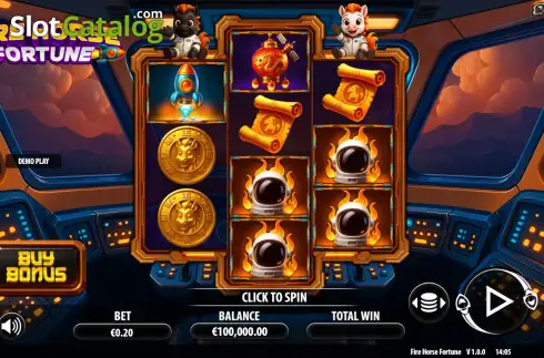 Скрин2. Fire Horse Fortune слот