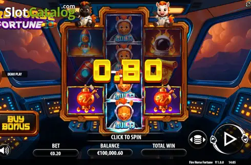 Скрин3. Fire Horse Fortune слот