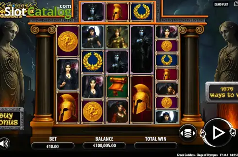 Скрин2. Greek Goddess: Siege of Olympus Megaways слот