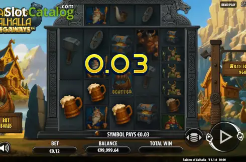 Скрин3. Raiders of Valhalla Megaways слот