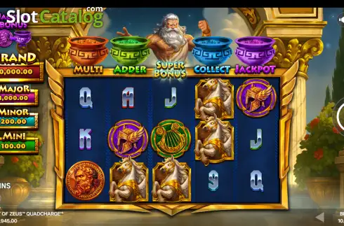 Скрин2. Mythology of Zeus QUADCHARGE слот