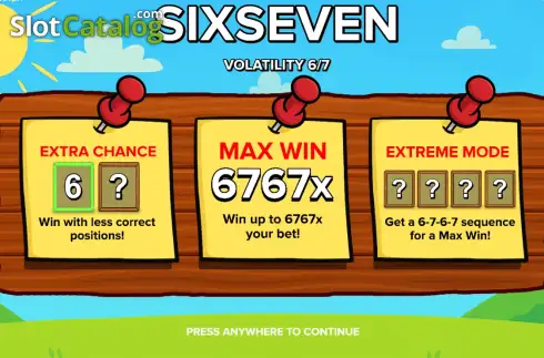 Скрин2. Sixseven слот