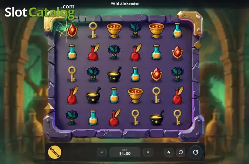 Скрин2. Wild Alchemist слот